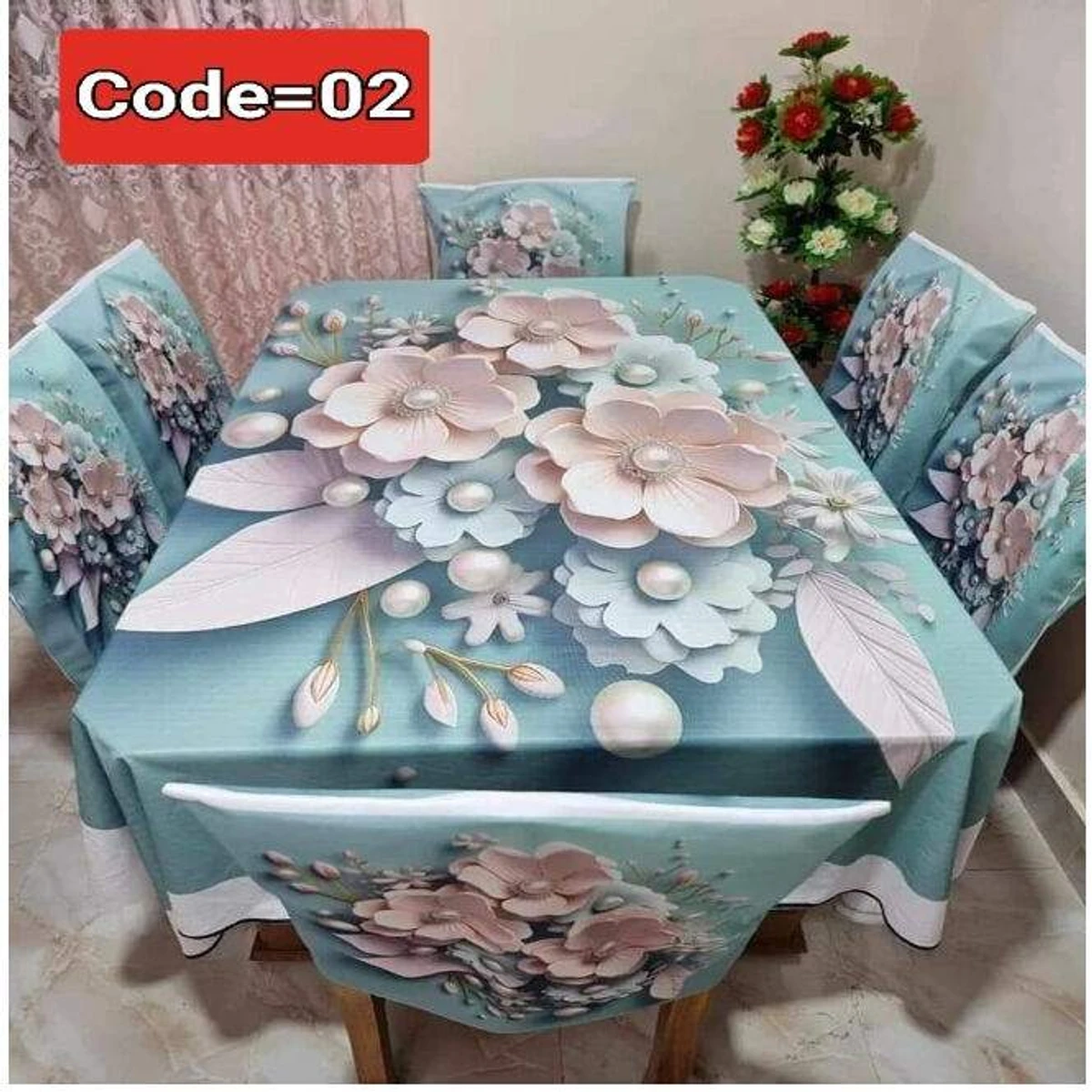 Dining table and chair cover code = 02