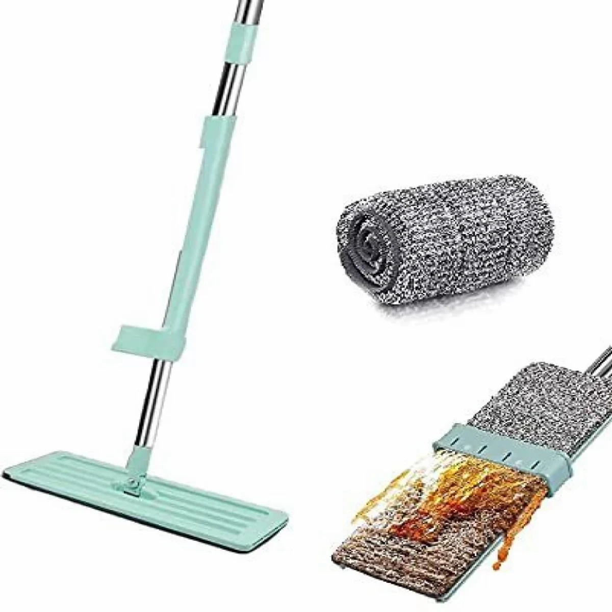 360 Rotating Floor Cleaning Microfiber Flat Mop