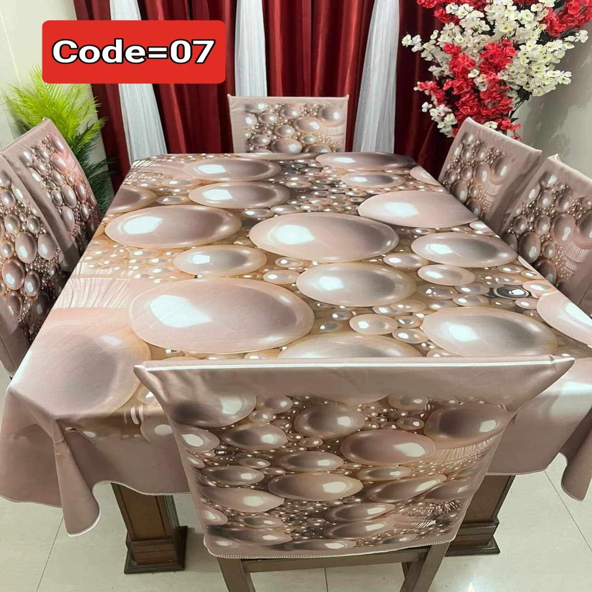 3D Print Dining table and chair cover code = 07