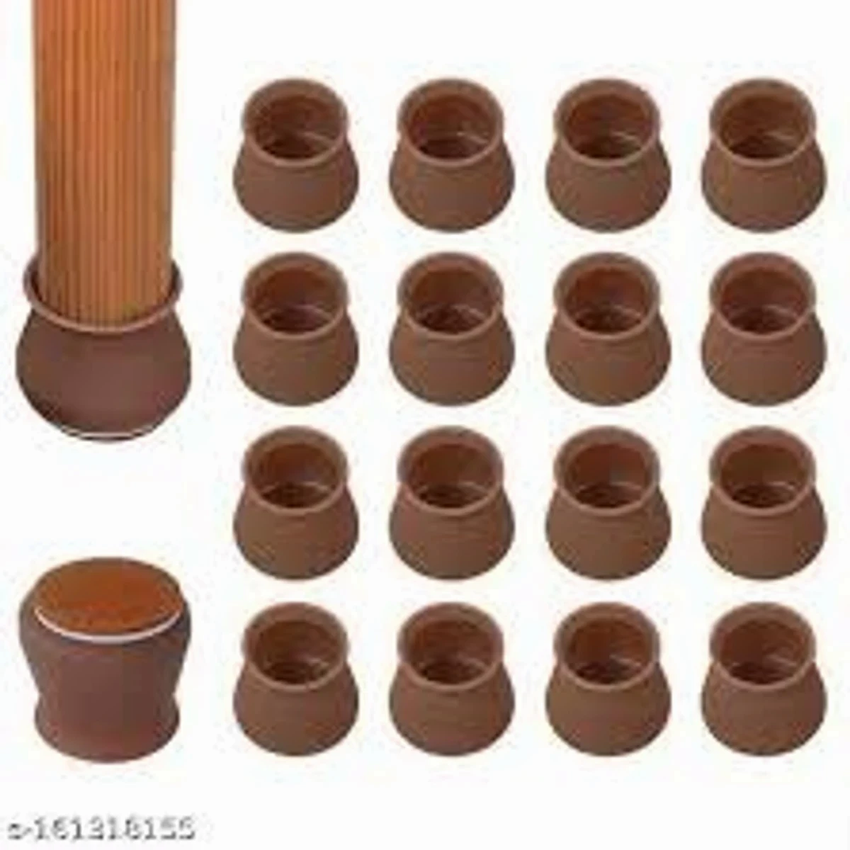 28 pcs Chair Leg Floor Protectors Felt Bottom Furniture Silicone Leg Caps, Chair Leg Covers to Reduce Noise, Easily Moving for Furniture Chair Feet,(coffee colour)